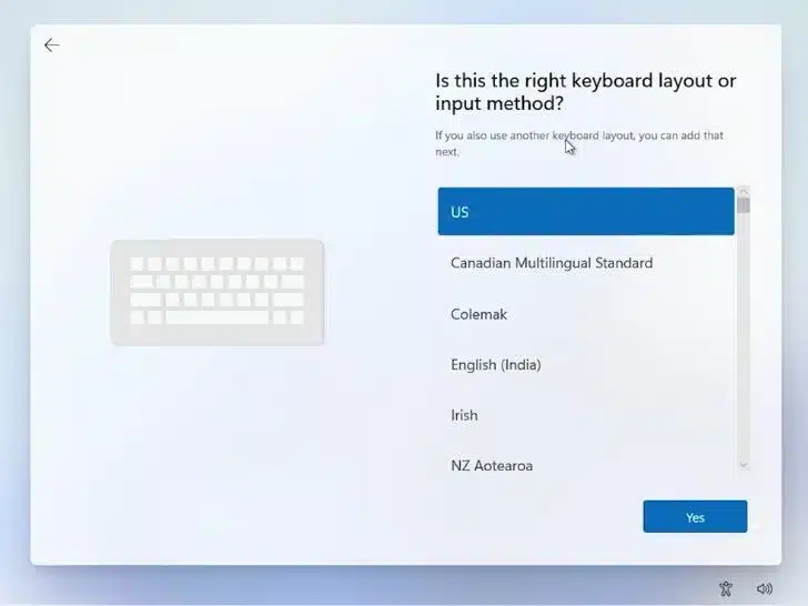 windows 11 keyboard layout