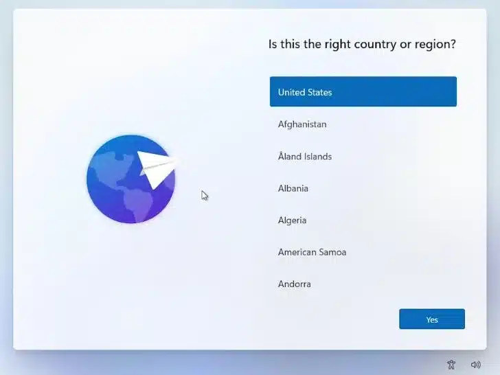 windows 11 region select