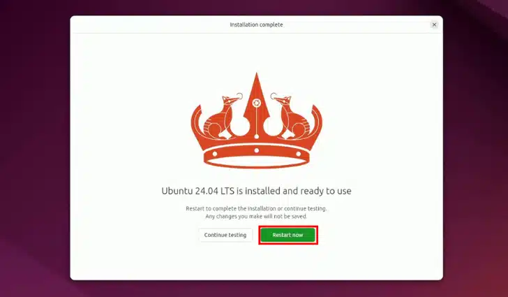 ubuntu restart