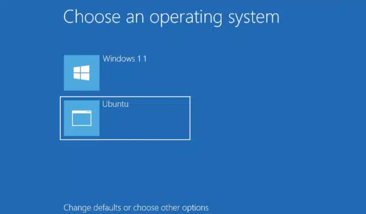 choose operating system